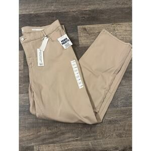 Code Bleu Womens Tan Power Pockets Chelsea Classic Straight Leg Jeans Sz 16W NWT